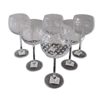 Lot of 6 glasses