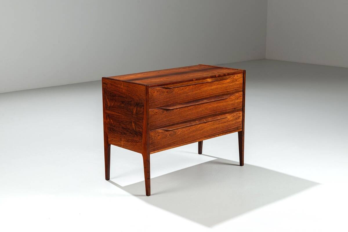 Kai Kristiansen chest of drawers in rosewood Aksel Kjersgaard Denmark 1960