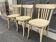 4 chairs bistro vintage coffee 1950