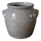 Vase garden pot glazed stoneware with two handles