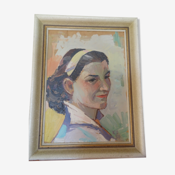 Portrait de femme au bandeau