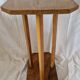 Vintage Art Deco wooden side table – 1930s/50s – unique piece
