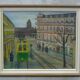 Åke Waldemar Larsson (1913-1995), Swedish Landscape, Oil on Panel, 1970s, Framed.