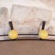 Vintage ball coat rack