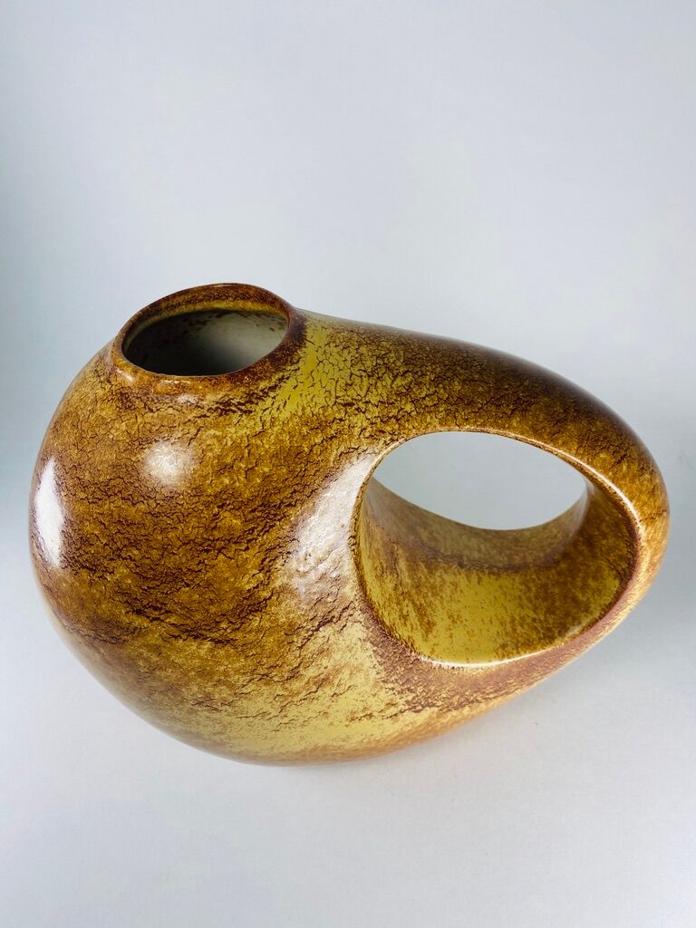 Vase by Roberto Rigon for Bertoncello Ceramiche, Italy, 1960s