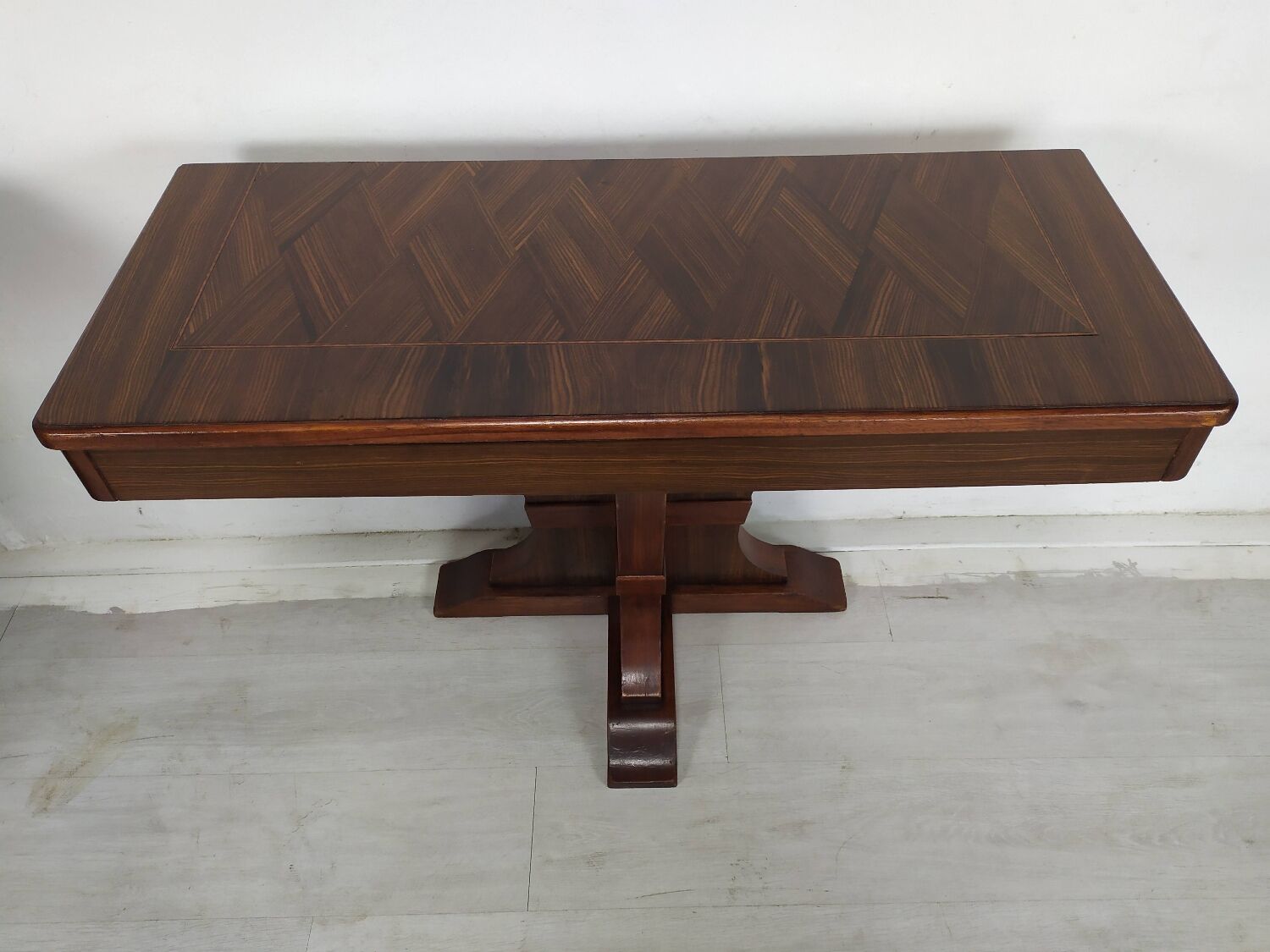 Pair of art deco consoles