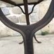 Cast and marble bistro table
