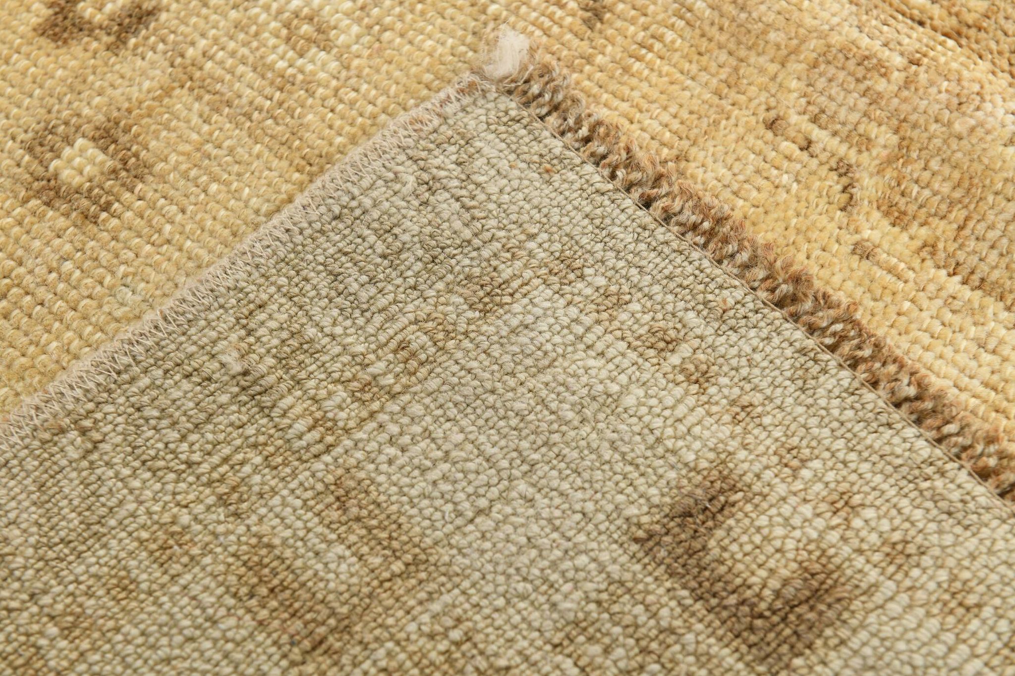 7x10 Vintage Cream & Brown Persian Rug, 205x316Cm