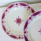 4 assiettes plates du Moulin des Loups et Hamage Madeleine 2106191