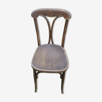 Chaise de bistrot en bois tourné josef kohn wien n° 50