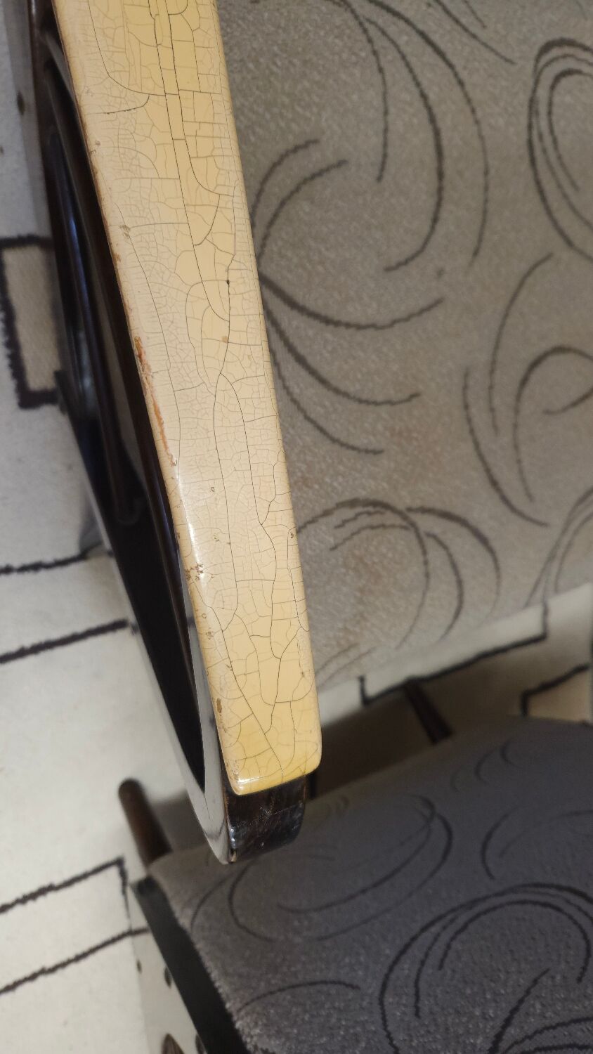 Paire de fauteuils année 50 vintage 