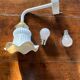 Pair of tulip glass wall lights - Art Deco style