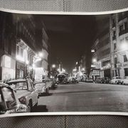 Photograph 18x24cm - Black and white silver print - Rue Saint Lazare - 1950s-1960s