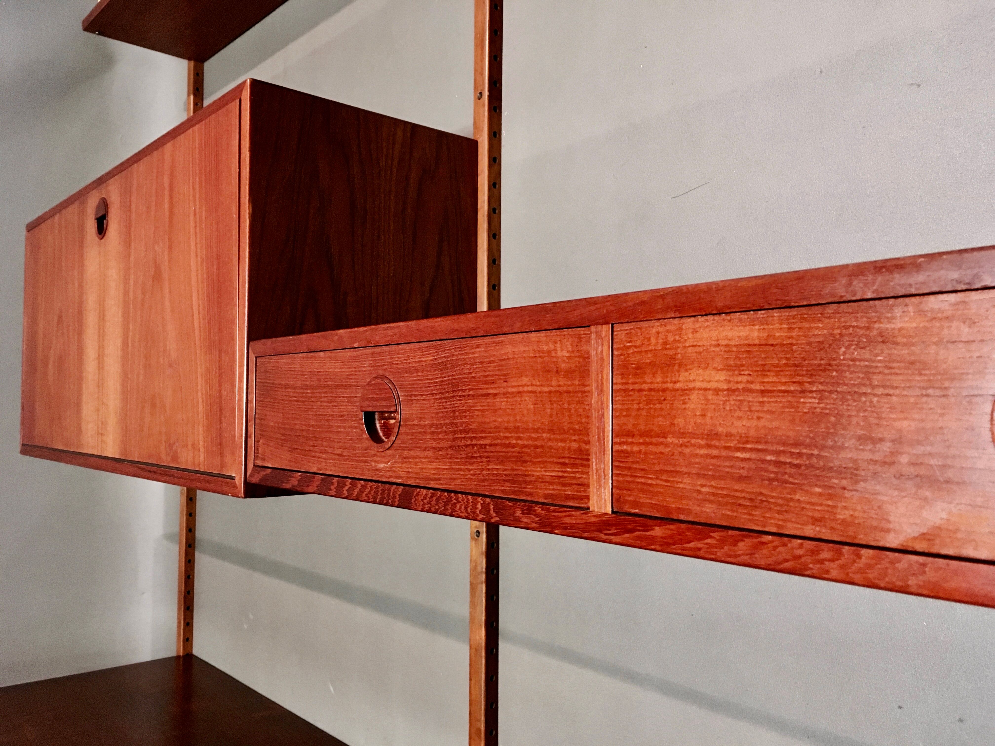 Modulable Shelf Sorensen for H G Mobler Scandinavian 1950.