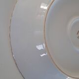 Gold-gilded Limoges porcelain plate