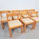 Vintage Pine Dining Chairs by Martin Visser for T Spectrum, 1960s, Set of 7