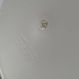 Kartell Gino Colombini white plastic umbrella stand from the 70s