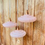 Pink Clichy glass lampshade pendant light