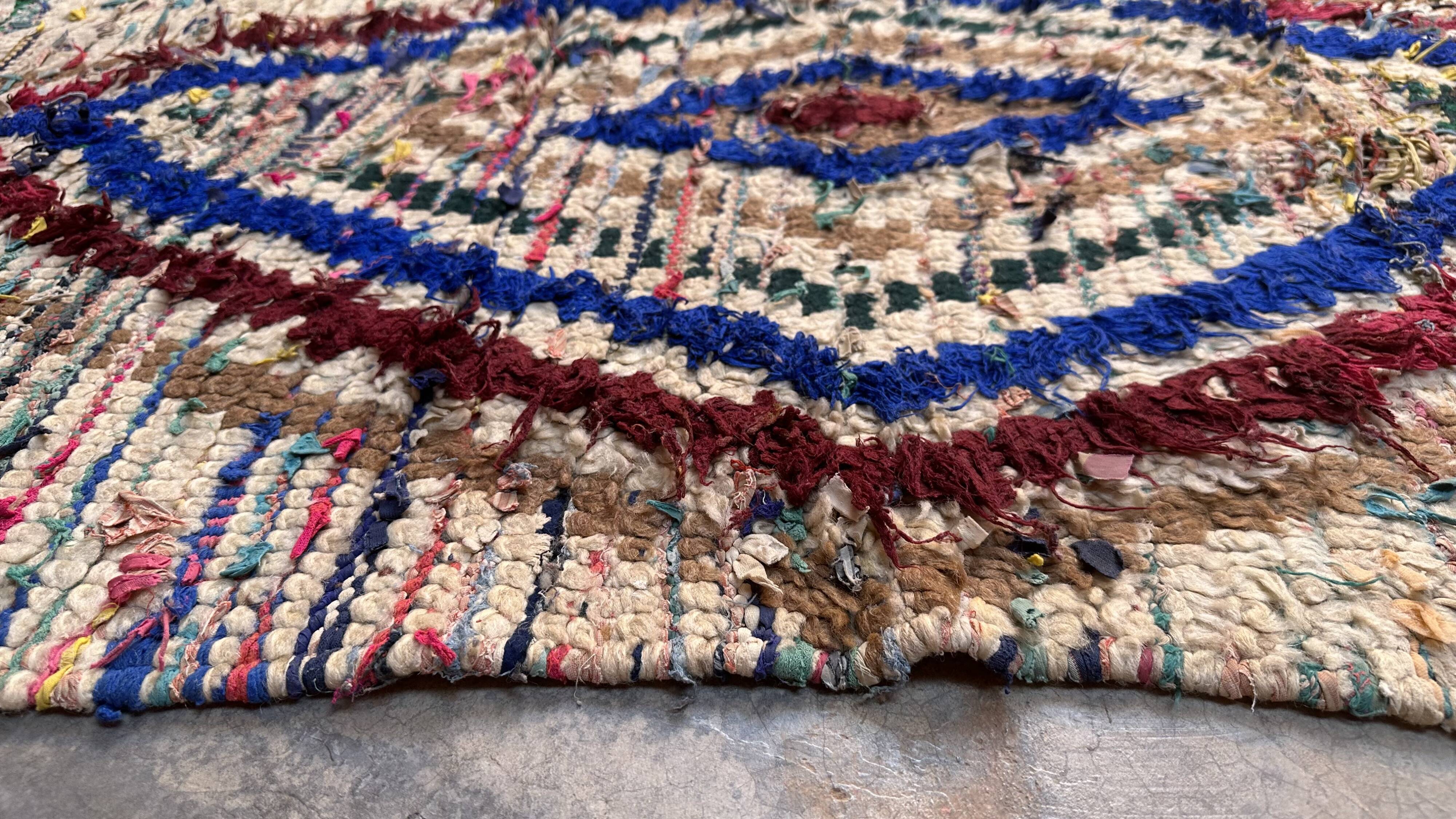 Azilal Colorful Moroccan Rug - 177 x 84 cm