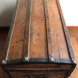 Old wooden trunk