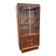 Art deco walnut showcase