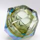 Large "Sommerso" ashtray in Murano glass, 1970s