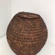 Round straw basket 50s-60s