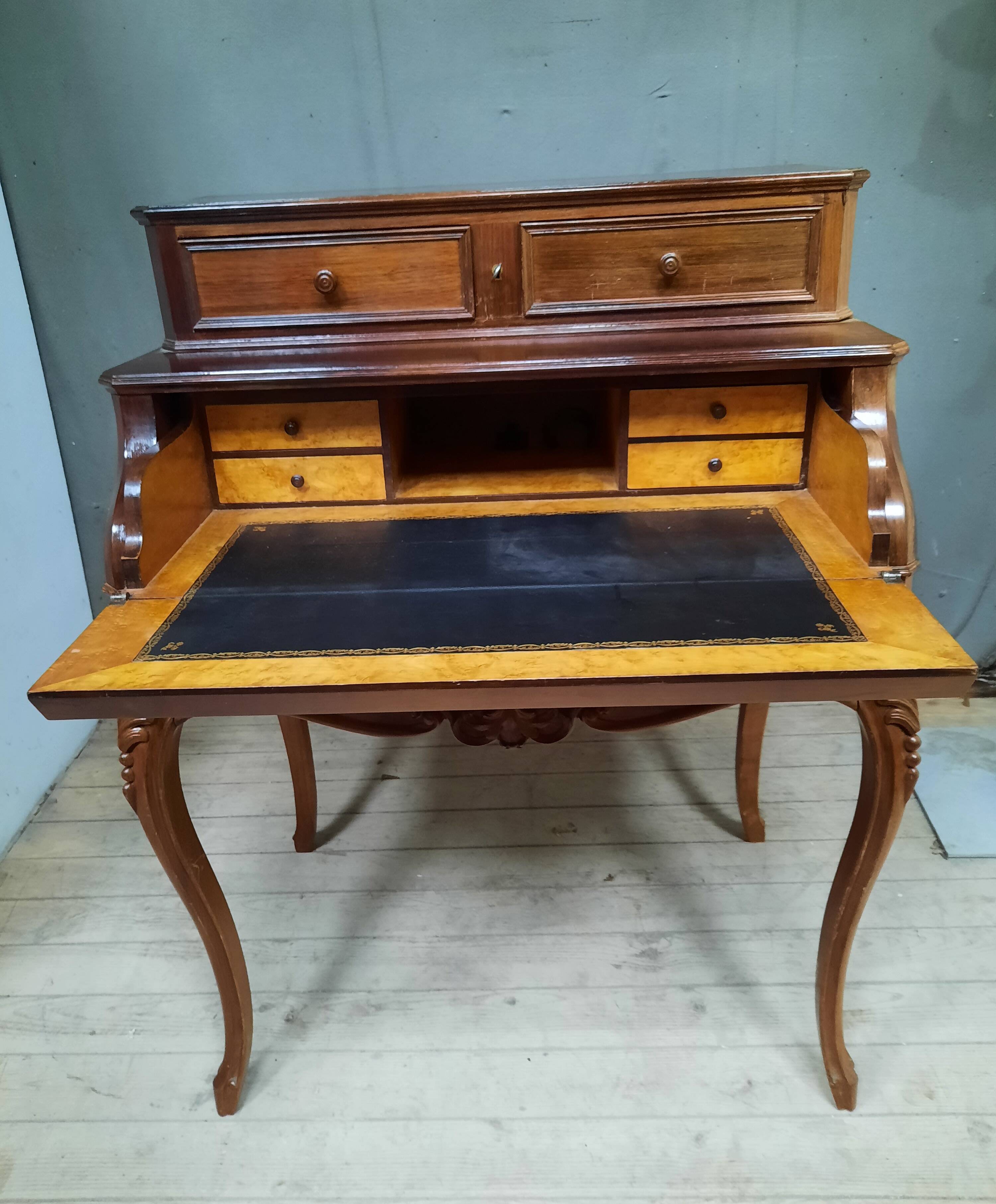 Louis Philippe drop-leaf desk