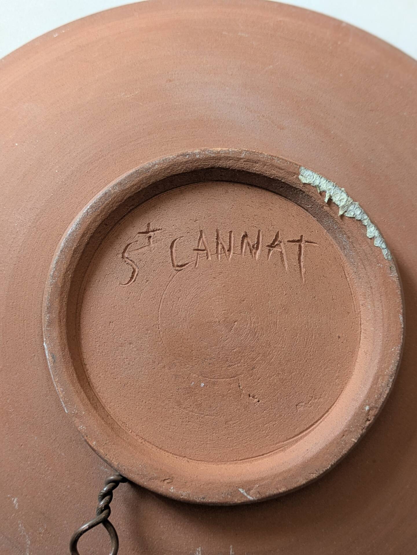 Plate "St Cannat", 1950s-60s