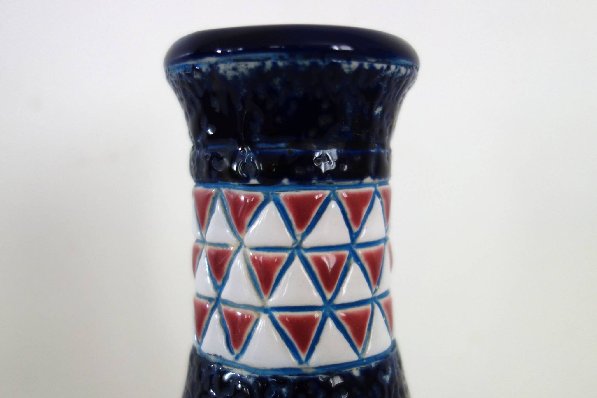 Art Deco ceramic vase with bird decoration by Amphora, 1920