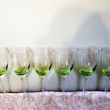 6 verres à pied