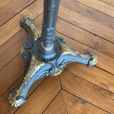 Marble top pedestal table