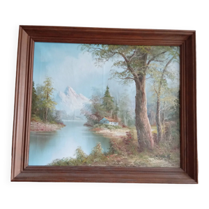 Huile sur toile signée