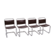 4 Mart Stam S33 Cantilever Dining Chairs, 1970s