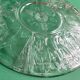 Mid Century glass ABC Plate, S.J. Thomassen for Leerdam Glass factory centerpiece