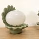 Ceramic shell lamp from the 70s/80s.