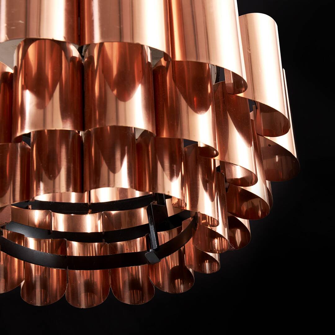 Hanging lamp by Werner Schou for Coronell Elektro Denmark, 1960s