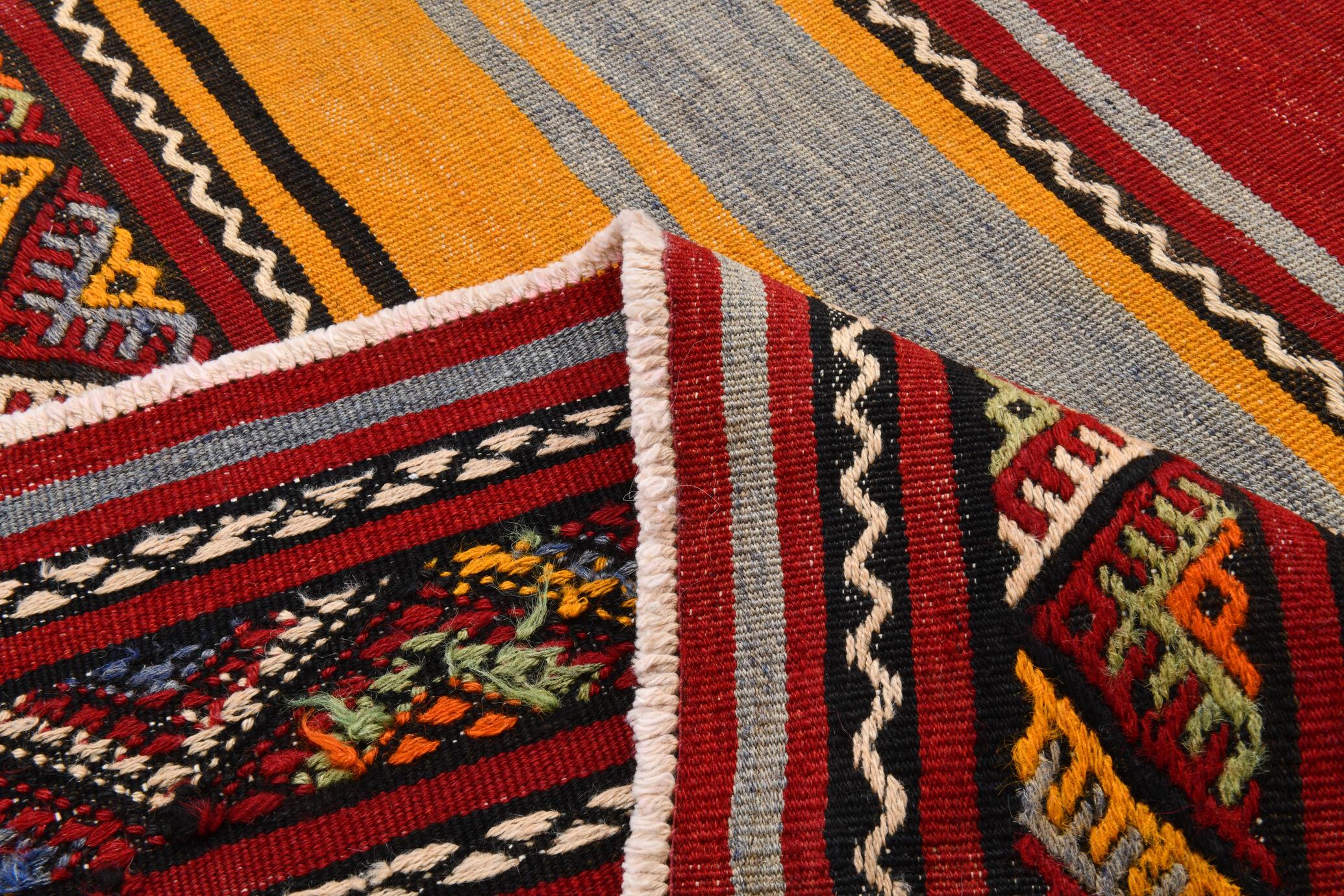 5x7 Kilim Handwoven Rugs, 158x225Cm