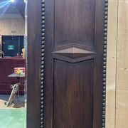 English oak wardrobe from the beginning of the 20th century - Dismantable into 3 parts