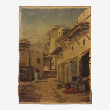 Painting on canvas alley Orientalist