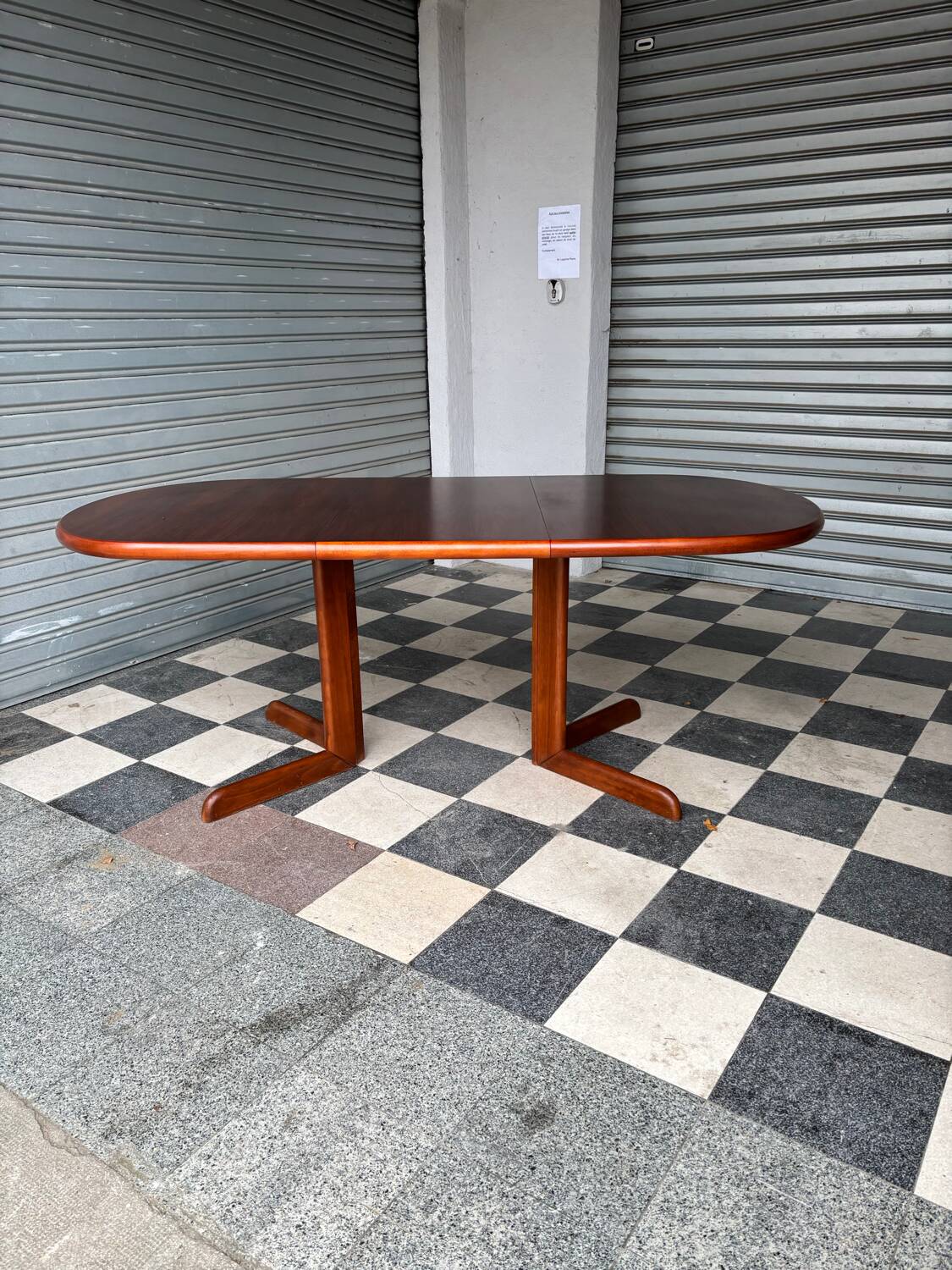 Vintage Scandinavian extendable table