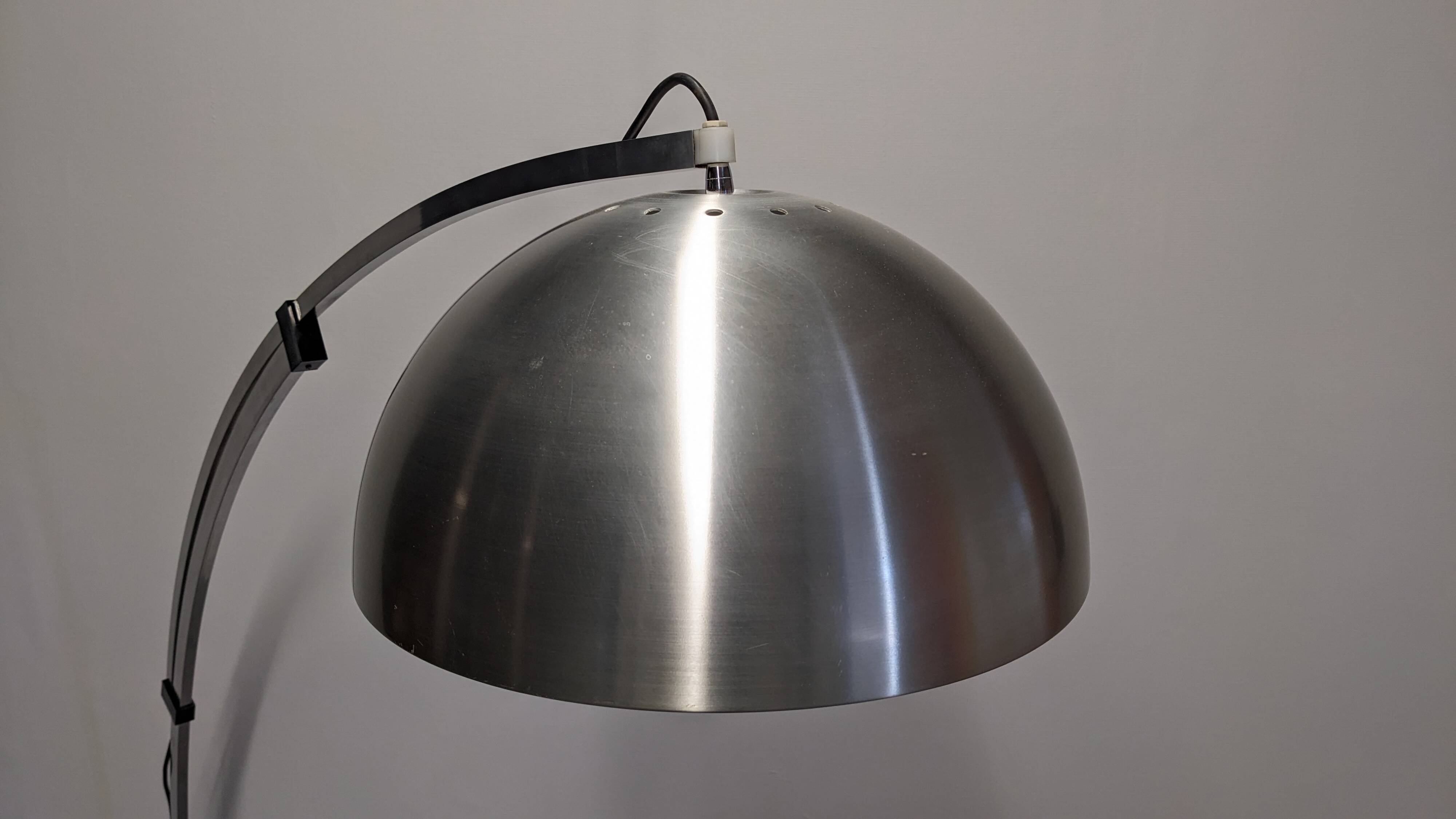 Italian Space Age Arc Floor Lamp, 60s-70s