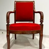 Restoration period armchair with cross