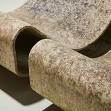 Willy Guhl Early Pair of Loop Chairs for Eternit Switzerland 1954