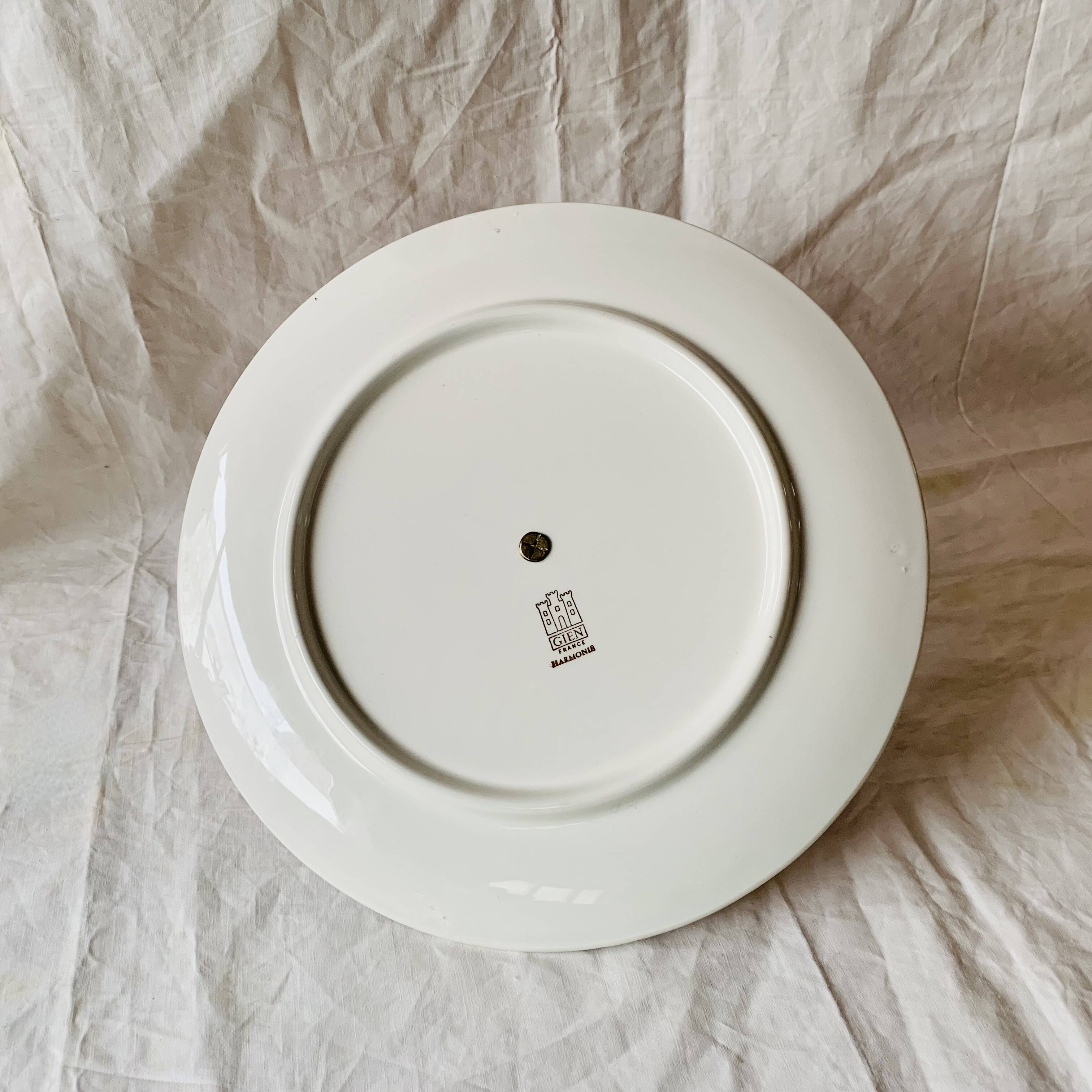 Vintage Gien cheese board - Harmonie series