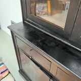 Sideboard - showcase 2 old body in blackened wood