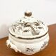 Soup tureen / Vegetable dish in earthenware - Sarreguemines - 1940s/50s