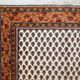 Vintage Indian Carpet Seraband handmade 122cm x 175cm 1980s, 1C519