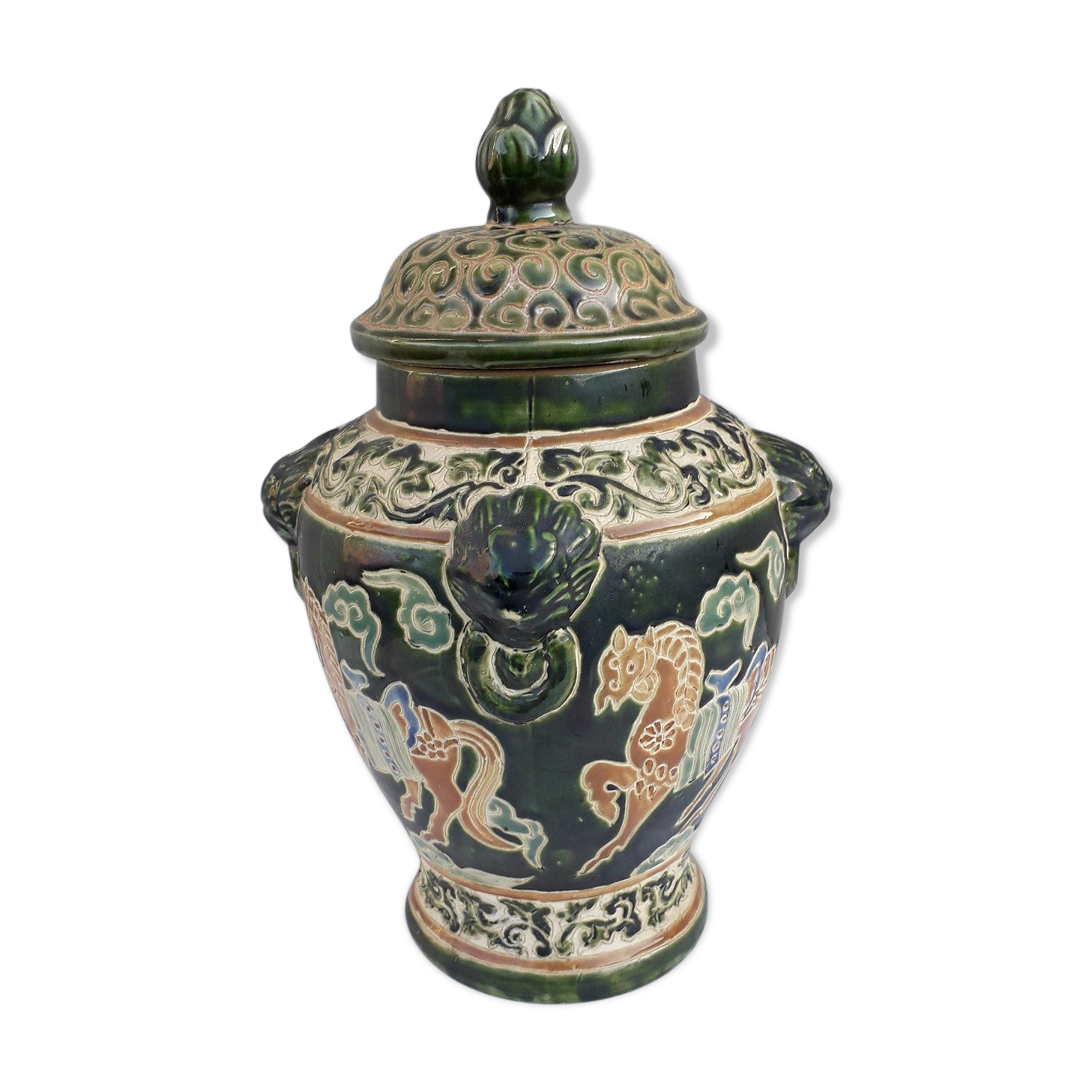 Ceramic covered pot