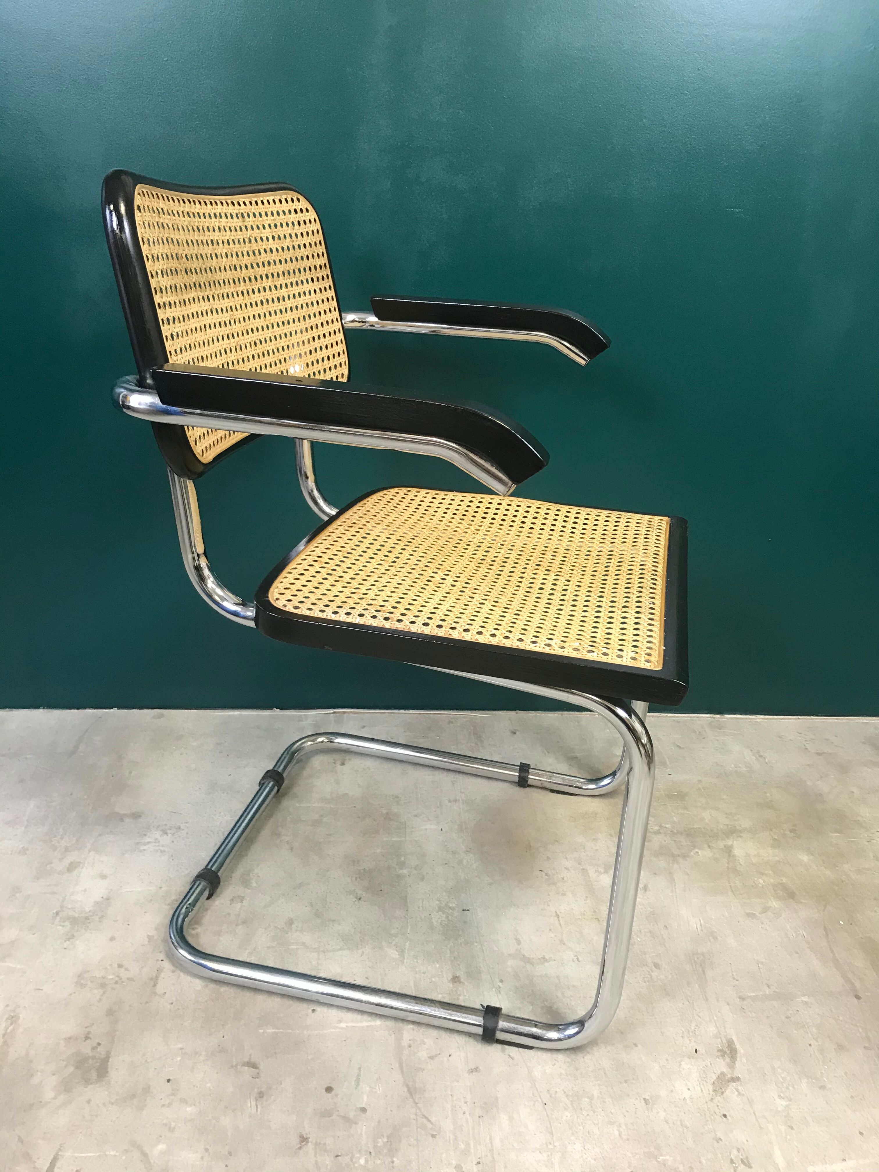 B64 Breuer black armchair